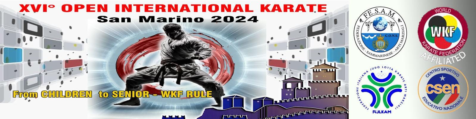 Fesam: XVI Open International Karate – San Marino, 09/11/2024 .